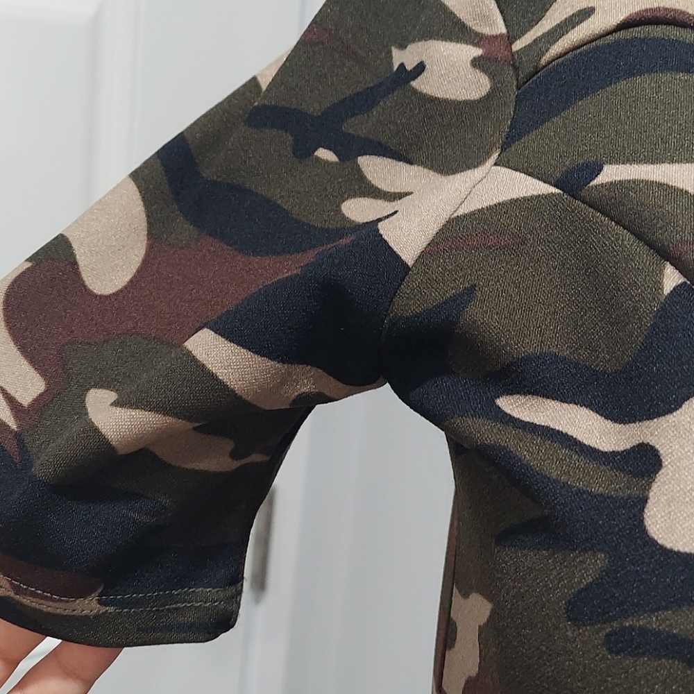 OLIVE CAMOUFLAGE DRESS - Picture 7 of 10